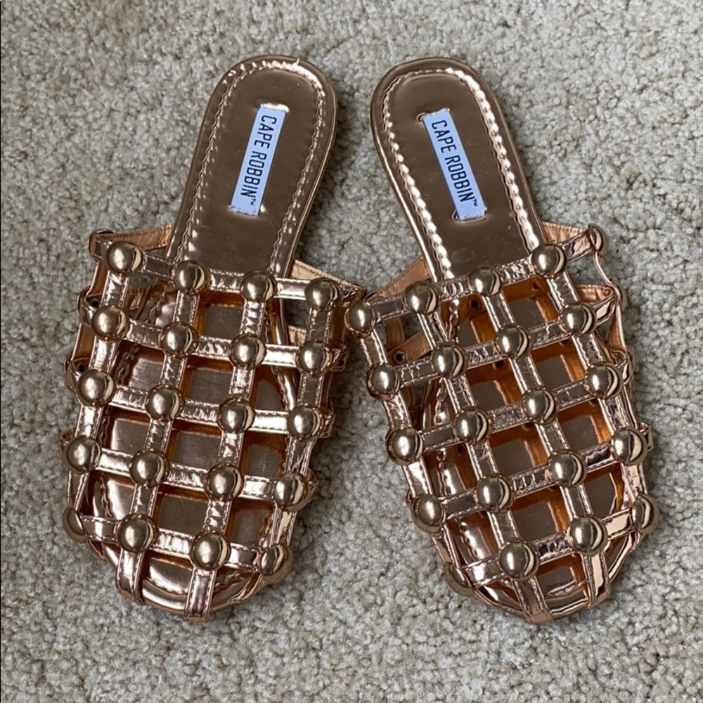 Rose Gold mule